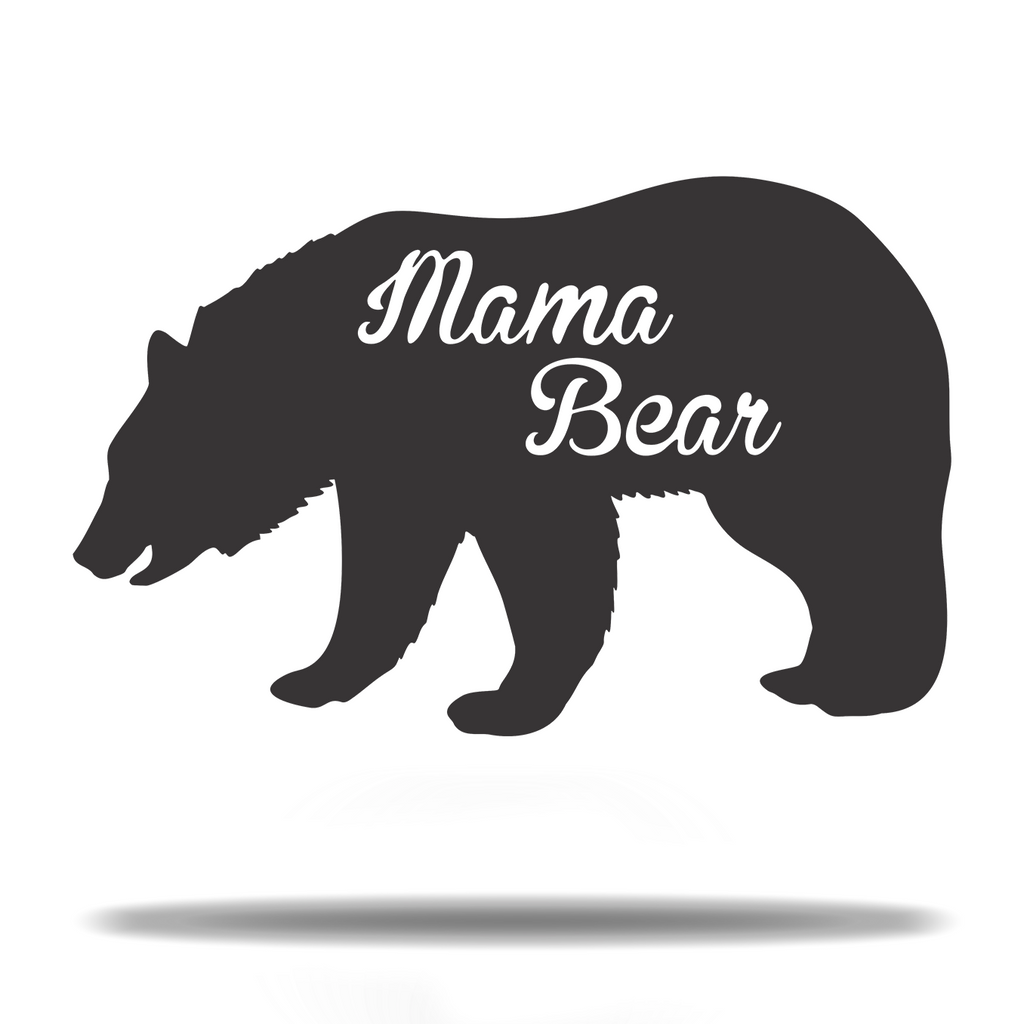 Unique Premium Quality Metal Mama Bear Sign Home Decor