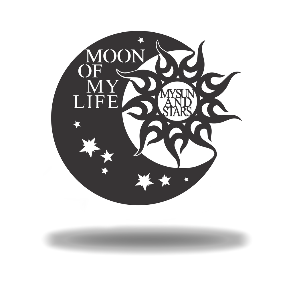 Unique moon of my life Cute Sign Premium Quality Metal Home Decor