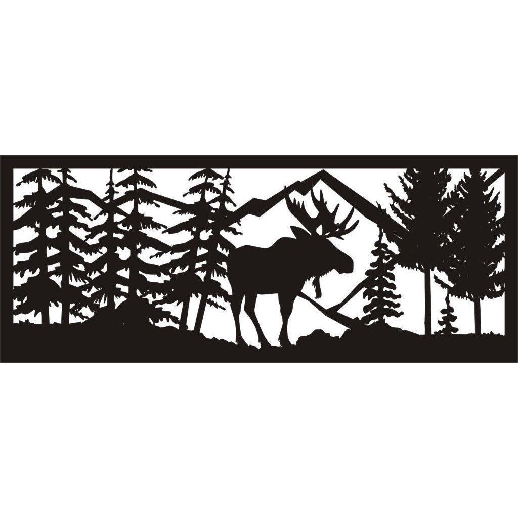 24 x 60 Moose Panel - AJD Designs Homestore