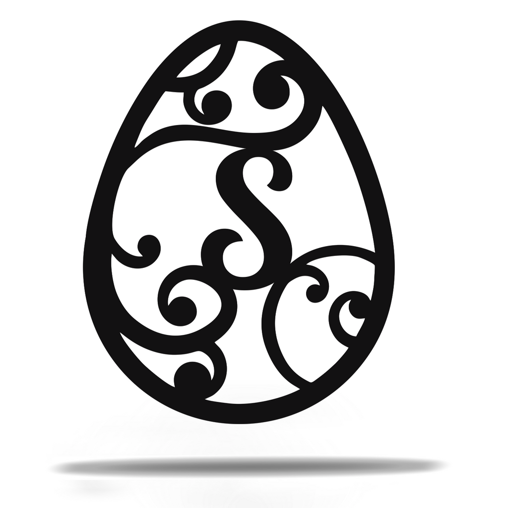 Customizable Faberge Egg Monogram Sign Premium Quality Metal Monogram Sign Home Decor