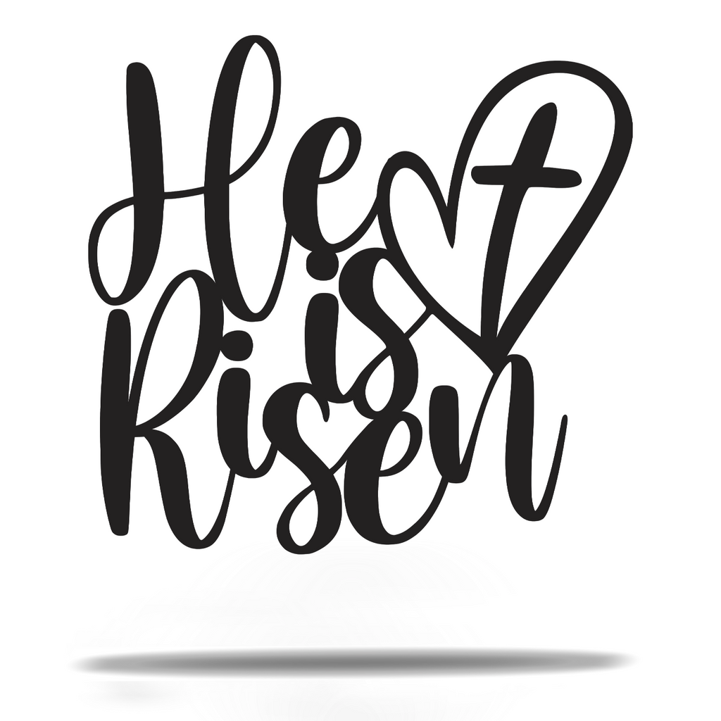 Christian He is Risen Religious Sign Premium Quality Metal Sign Home Decor