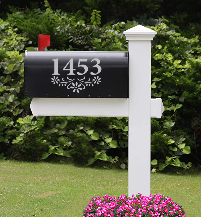 Customizable Vinyl Press Stick Address Sign Premium Quality Metal Address Sign Home Decor